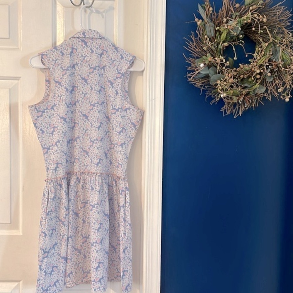 Women Turtles & Tees Masters in Bloom Peri Darby Polyester & Spandex Golf Dress - Picture 7 of 11